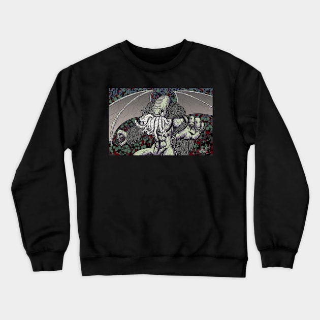 Cthulhu Crewneck Sweatshirt by psychoandy